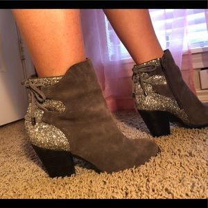 Gianni Bini sparkly booties